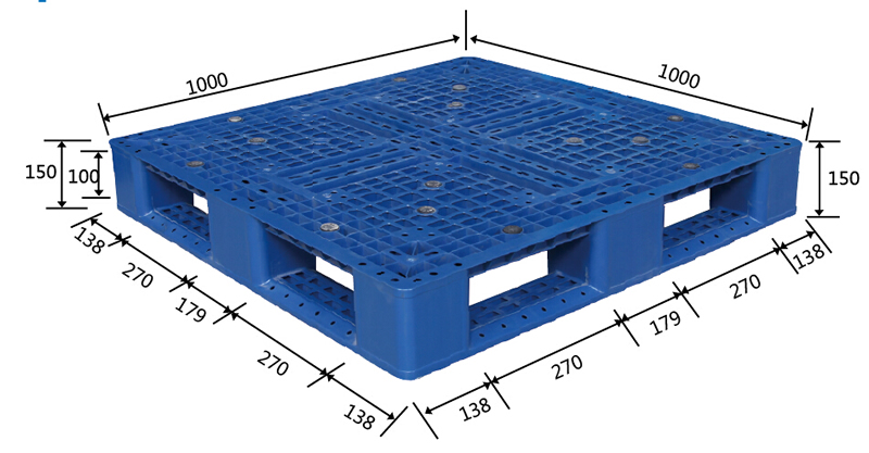 1010田字網(wǎng)格塑料托盤