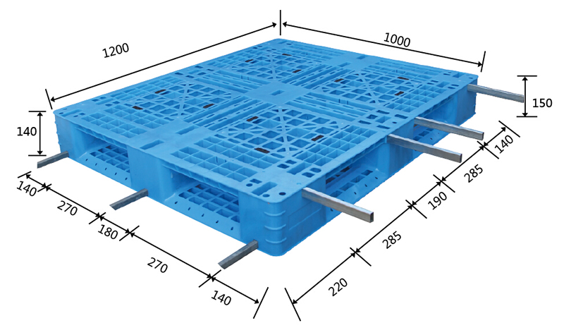 1210田字網(wǎng)格塑料托盤(pán)