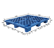 1210九腳網(wǎng)格-塑料托盤